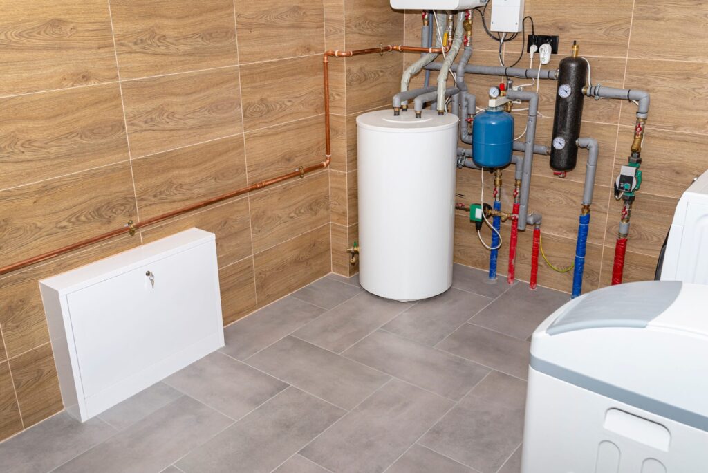 Residential water heater and plumbing system installed in Acworth